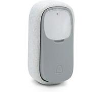 Avidsen Bamboo Push Bouton D’Appel Sans Fil Supplémentaire, 150 m | Compatible avec le carillon Bamboo, portée 150 m en champ libre, bouton IP44 avec porte-nom et indicateur LED