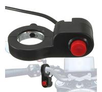 Bouton D'arrêt De Démarrage De Moto - ABS | Support De Poignée De Bouton De Klaxon | Commutateur De Commande Du Moteur Du Guidon | Accessoire Universel De Démarrage Et D'arrêt Pour Scooter, Vélo, VTT,