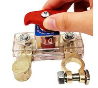 Bouton D'arrêt De La Batterie - Isolateur De Coque Ignifuge PC, Contrôleur De Manivelle De Déconnexion Principale, Matériel De Boîtier D'accessoires Robuste | Pour Van Automobile Garage Atelier Véhicu