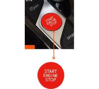 Bouton d'arrêt du moteur pour démarrage automatique Bouton d'allumage pour Série 3 Rouge