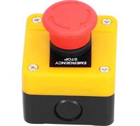 Bouton d'arrêt d'urgence 10A étanche 1NO 1NC rouge champignon ascenseur bouton poussoir d'urgence