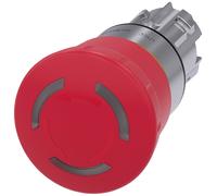 Bouton D'Arrêt D'Urgence Éclairé Siemens 40mm Métal - 3SU10511HB200AA0