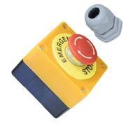 Bouton d'arrêt d'urgence électrique pour boîtier de boîtier d'équipement industriel Chang pour environnements difficiles Bouton d'arrêt E