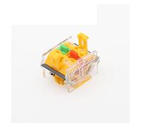 Bouton d'arrêt d'urgence, Sélecteur autobloquant 22 mm - 1NO1NC 2/3 positions, interrupteur rotatif DPST 10 A 400 V avec 4 vis