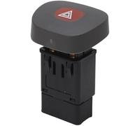 Bouton d'avertissement de danger automatique, Pexorin Interrupteur de feux de détresse 7700421820, utilisation facile, matériau ABS, montage d'origine 8200060036, Clio MK2 1998-2010