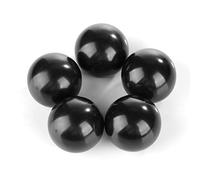 Bouton de Boule de Poignée 5pcs, Pommeau de Levier de Vitesse Rond en Bakélite Noir, Bouton en Cuivre Fileté M8