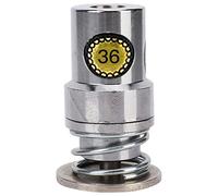 Bouton de bouton de tissu de 30 litres Kit DIY Metal Moule Moule bouton Moule de tissu Round Pain Pain en forme d'outil de presse adapté aux vêtements artisanaux et décoration de (36L)