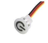 Bouton de capteur tactile domestique, 10mm 16mm, interrupteur contrôleur à intensité variable for DC5V 12V 24V Smar Home Led bande variateur LED(16T White,4XL,1pc)