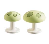 Bouton de Chasse d’Eau, Bouton Silicone Champignon Mignon pour Meuble, 2 Pièces d’Aide à l’Appui pour WC, Amélioration et Rénovation de Salle de Bain Domestique, Accessoire Pratique