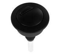 Bouton de Chasse D’eau Double pour Réservoir, Compatible 49, Noir | Plastique Moderne, Ajustement, Remplacement Rapide, pour Cuvettes Domestiques et Sanitaires