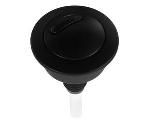 Bouton de Chasse D’eau Double pour Réservoir, Compatible 49, Noir | Plastique Moderne, Ajustement, Remplacement Rapide, pour Cuvettes Domestiques et Sanitaires