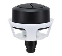 Bouton de chasse d'eau contrôlé par fil pour réservoir de salle de bain en plastique ABS double mode pièce de rechange finition blanche système de gestion du débit d'eau fiable facile à installer