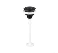 Bouton de chasse d'eau de 38 mm à simple pression, interrupteur de réservoir d'eau en ABS pour réparation de réservoir de salle de bain, pièce de rechange moderne en argent, noir, or, or rose (noir