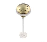 Bouton de chasse d'eau de 38 mm pour réservoirs de toilettes conçu pour s'adapter aux ouvertures de valve standard de 38 mm, construction en ABS avec facteur de forme profilé pour luminaires modernes