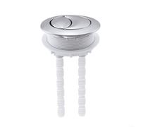 Bouton de chasse d'eau de 60 mm double bouton de rechange pour réservoir de chasse d'eau, bouton poussoir en plastique ABS avec poteau réglable pour toilettes de salle de bain
