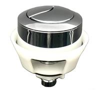 Bouton de chasse d'eau de rechange pour chasse d'eau de WC à câble Argenté
