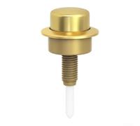 Bouton de chasse d'eau de rechange pour SIAMP pour valve de vidange Optima 49 prenant en charge l'intégration du réservoir de toilette standard (doré)