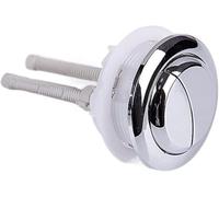 bouton de chasse d'eau des toilettes, Interrupteur à double bouton-poussoir rond moyen for réservoir d'eau de toilette, accessoires tige soupape chasse en plastique