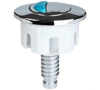 Bouton de chasse d'eau double 38 mm ABS chromé avec ressort en acier inoxydable 304 pour installation standard de réservoir d'eau (D)