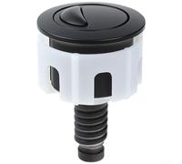 Bouton de chasse d'eau double 38 mm avec finition chromée et boîtier en ABS pour remplacement de couvercle de réservoir standard (B)