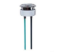 Bouton de chasse d'eau double de rechange pour toilettes GEBERIT avec tiges de poussée réglables (48 mm)