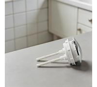 Bouton de chasse d'eau double en ABS conçu pour une installation de taille de trou de 60 mm sur les réservoirs de toilettes communs (1 pièce)