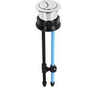 Bouton de chasse d'eau double poussoir de rechange pour réservoir de toilettes avec filetage rond 3.8cm (lot de 1)