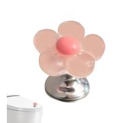 Bouton de chasse d'eau en forme de - 2 boutons poussoirs de rechange - Extension de poignée de couvercle de toilette pour une chasse d'eau pratique - Accessoire de salle de bain idéal pour une