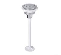Bouton de chasse d'eau pour réservoir de toilettes 38 mm pour valves de chasse simples standard de 38 mm Matériau ABS Interface de montage stable Ligne visuelle propre (placage électrique)
