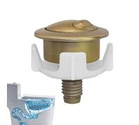Bouton de chasse d'eau pour réservoir de toilettes, double presse de rechange | Bouton poussoir de remplacement | Pour amélioration des toilettes