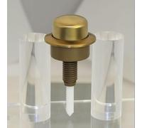 Bouton de chasse d'eau pour Siamp pour optima 49 Easy Push Button Single Flush Gold Bouton de valve de vidange compatible avec chasse d'eau