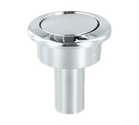 Bouton de chasse d'eau pour Siamp Storm 33 A - Finition chromée moderne - Matériau ABS - Convient pour trou de chasse d'eau de 38 mm à 44 mm - Mécanisme à poussoir lisse compact de 48 mm/58 mm de