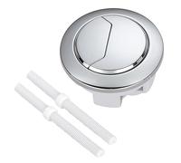 Bouton de chasse d'eau réglable double poussoir rond accessoires réservoir d'eau WC bouton de chasse d'eau kit de remplacement