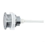 Bouton de chasse d'eau simple pour réservoir d'eau de toilette, matériau ABS, installation facile, pour salle de bain et toilettes publiques