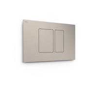 Bouton de chasse double pour WC Acier - TRES 25429801AC