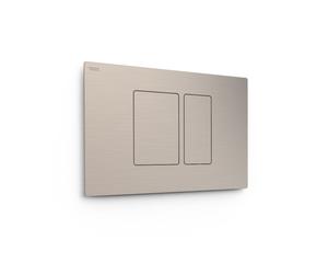 Bouton de chasse double pour WC Acier - TRES 25429801AC