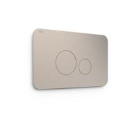 Bouton de chasse double pour WC Acier - TRES 25429802AC