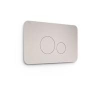 Bouton de chasse double pour WC Chrome - TRES 25429802