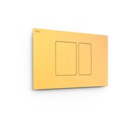 Bouton de chasse double pour WC Or Mat 24K - TRES 25429801OM