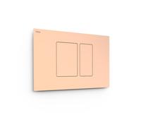 Bouton de chasse double pour WC Or Rose Mat 24K - TRES 25429801OPM