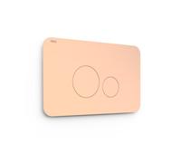 Bouton de chasse double pour WC Or Rose Mat 24K - TRES 25429802OPM