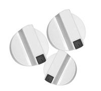 Bouton de Chauffe-eau à Gaz Blanc, Lot de 3 Pièces, Réglage Précis | Commande en Plastique, Bascule été Hiver et Mode Chauffe Refroidissement, Usage la Cuisine