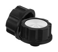 Bouton de Commande 2 Pièces en Abs Noir pour Appareil de Cuisson