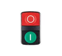 Schneider Electric Bouton poussoir XB4BL73415 - double touche métal complet 1no+1nf Harmony XB4