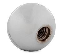 Bouton de commande de chauffage pour 2CV Fourgonnette AK350 - 400 - Chromé