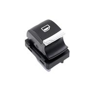 Bouton de commande de commutateur principal de fenêtre compatible avec Audi A6 S6 A3 S3 Q7 2004-2014 LHD OE 4F0959855B 4F0959851H ABS Direct Fit (Chrome 13-18A6L) (ChromeButton06-12A6L)