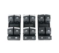 Bouton de commande de commutateur principal de fenêtre électrique compatible avec Audi Q7 A3 S3 A6 S6 LHD OE 4F0959851J 4F0959851H 4F0959851G ABS Direct Fit (4F0959851H 1 pièce) (4F0959851H 1 pièce)