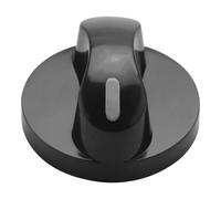 Bouton de commande de cuisinière à gaz en plastique noir