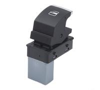 Bouton de commande de lève-vitre électrique compatible avec Tiguan 2009-2014, Jetta 2011-2014, Touareg, Passat, remplace 84254254 22752187 Pièce en plastique noir pour réparation intérieure de voiture