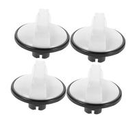 Bouton de Commande de Minuterie Blanc pour Machine à Laver, Lot de 4 | Plastique, Compatibilité, Prise en Main Facile, Installation Simple, Usage Bureaux et Foyers